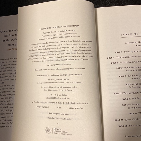 12 Rules for Life: An Antidote to Chaos by Jordan B. Peterson - Picture 5 of 10